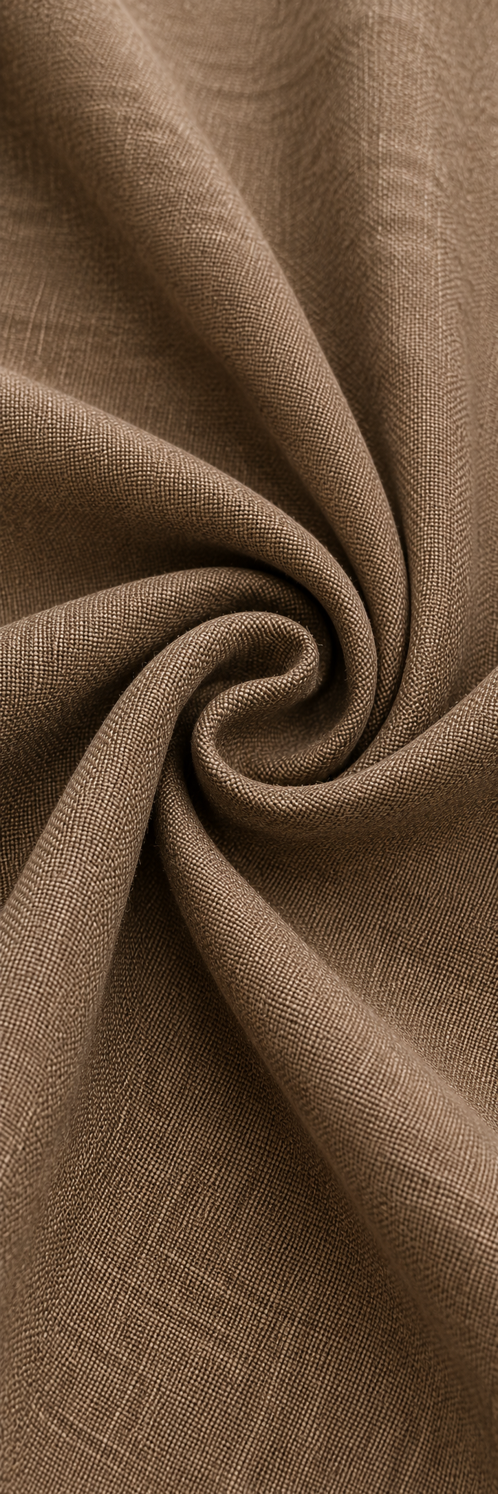 Brown curtain fabric